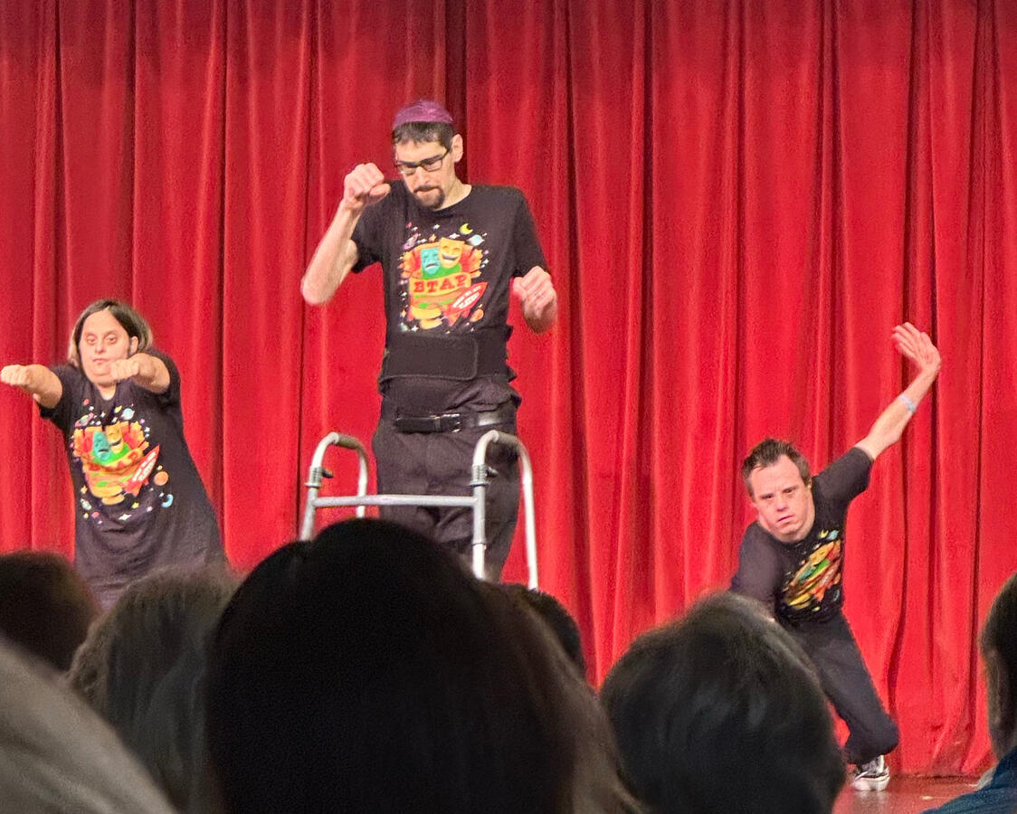 Nick performing at BTAP